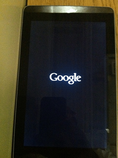 Nexus 7 Restarting